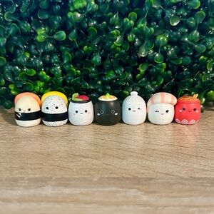 Squish-a-longs by Squishmallows Sushi Night Bundle